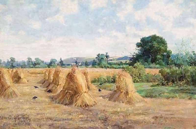 Arthur Boyd Houghton Wheatfield, Wiltshire